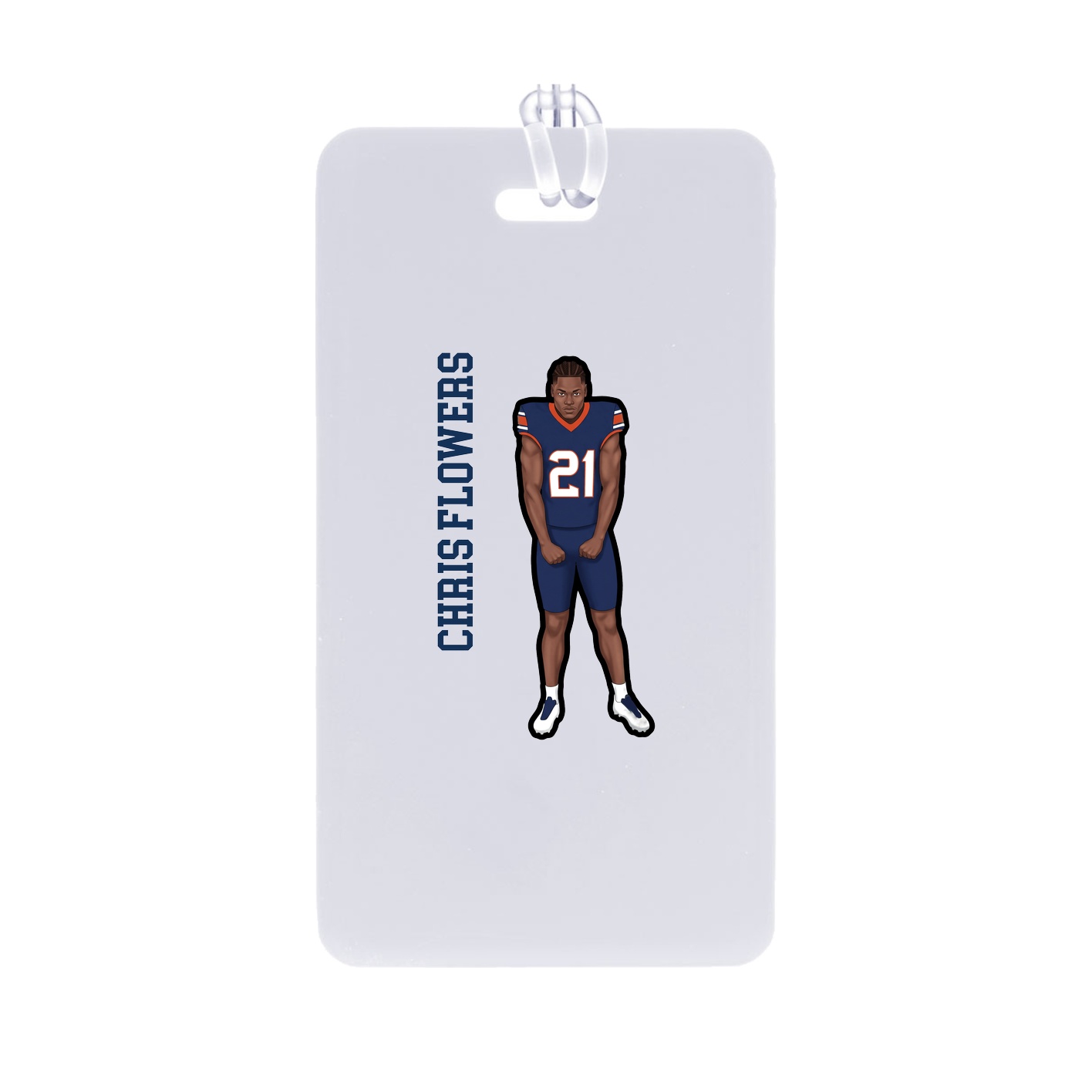 Bag Tag — Name Vertical in Classic