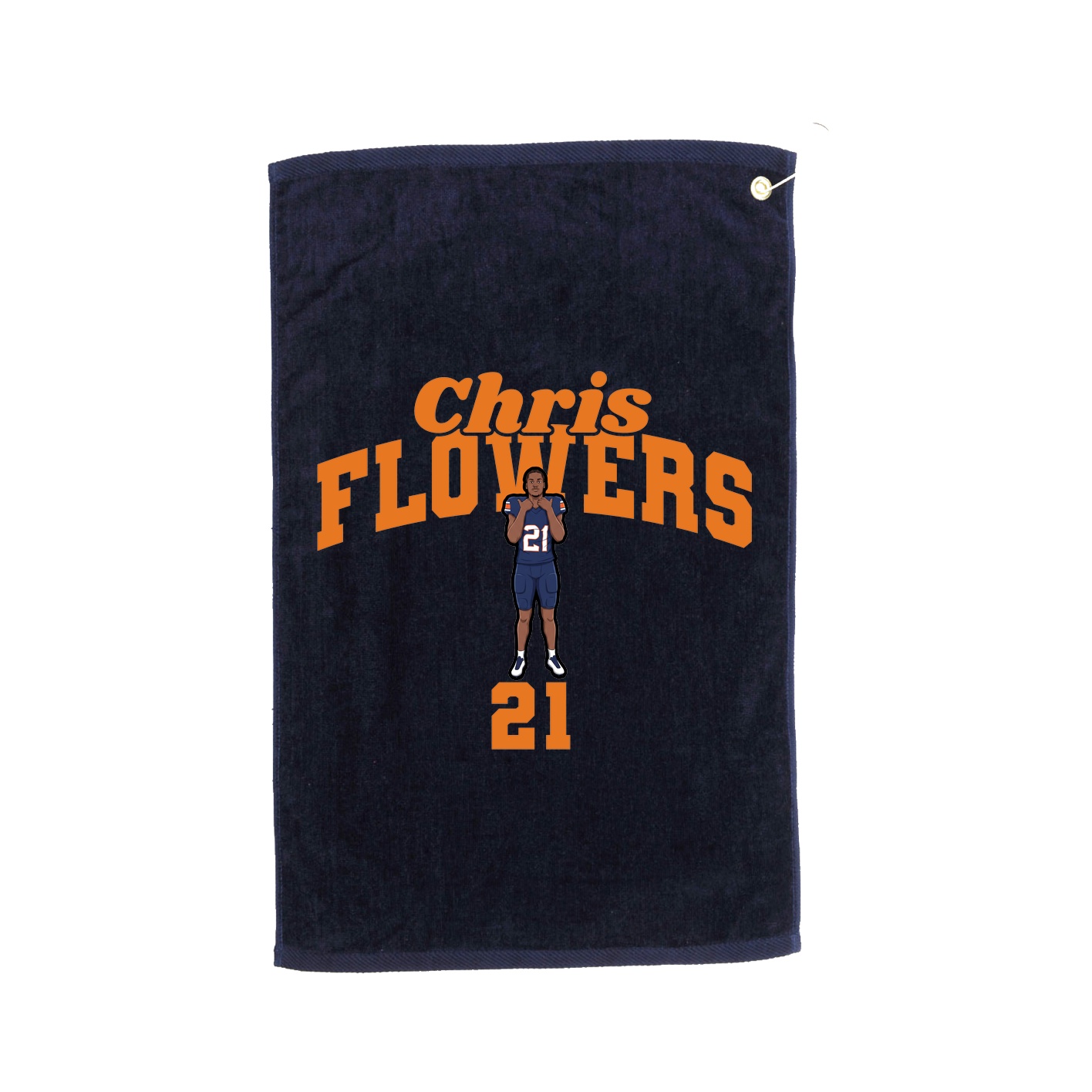 Golf Towel — Signature Arch in Navy