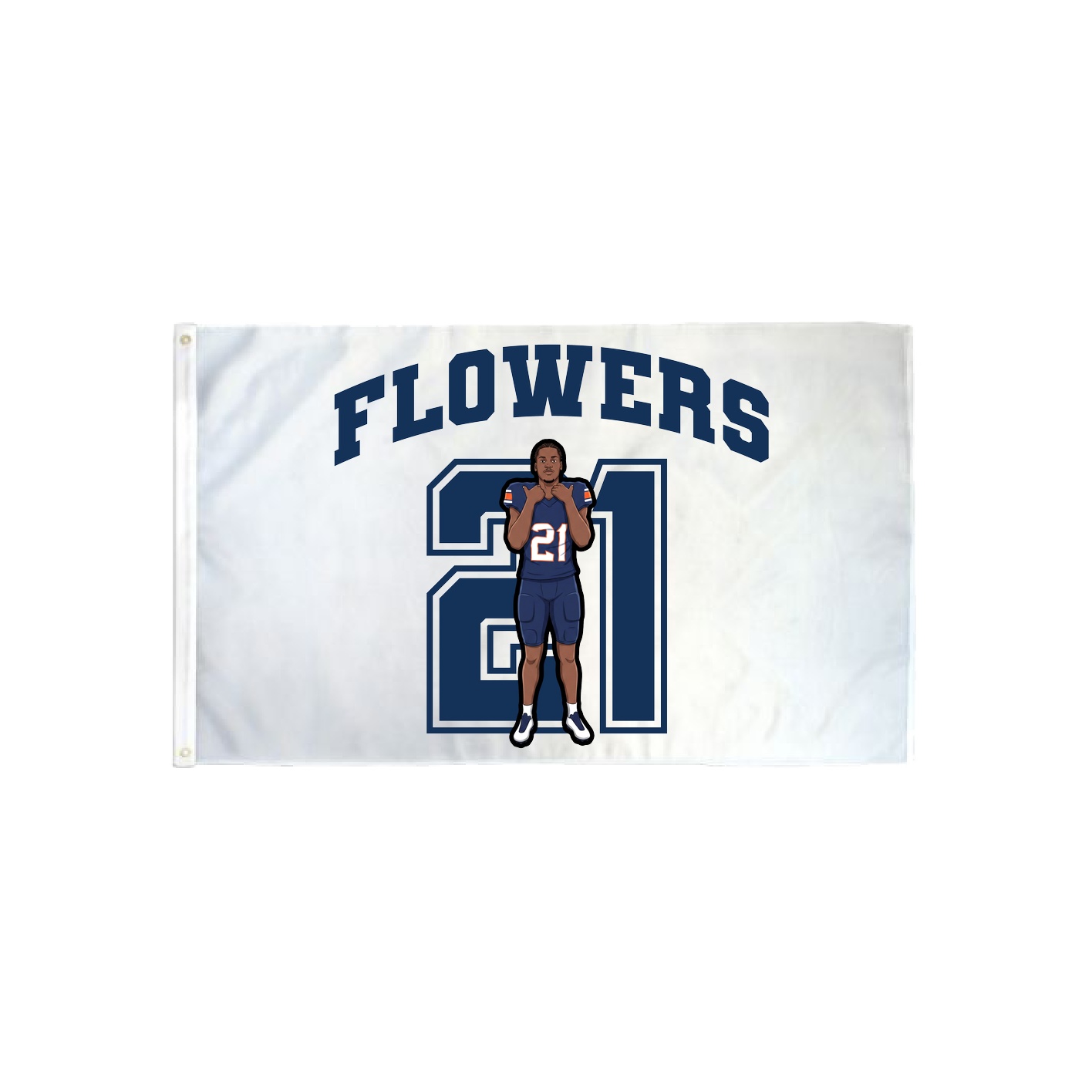 3x5 Flag — Number in Classic