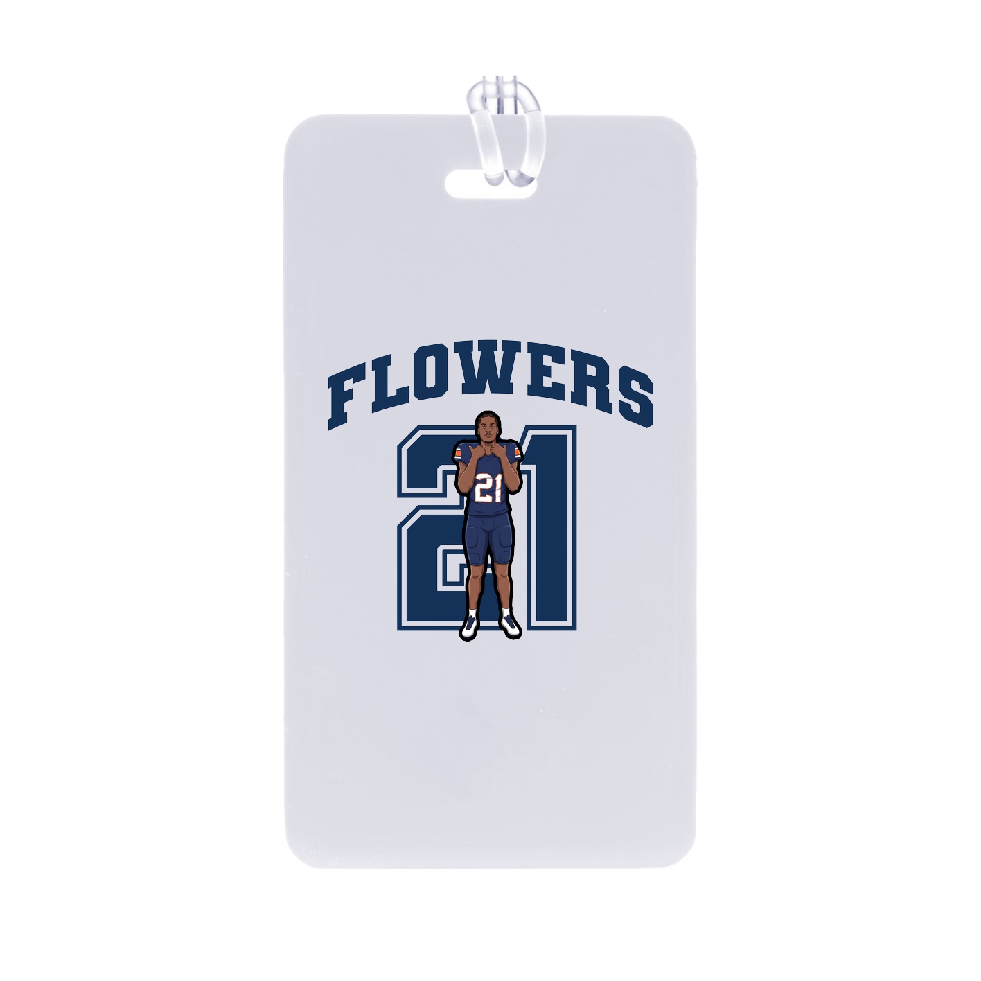 Bag Tag — Number in Classic