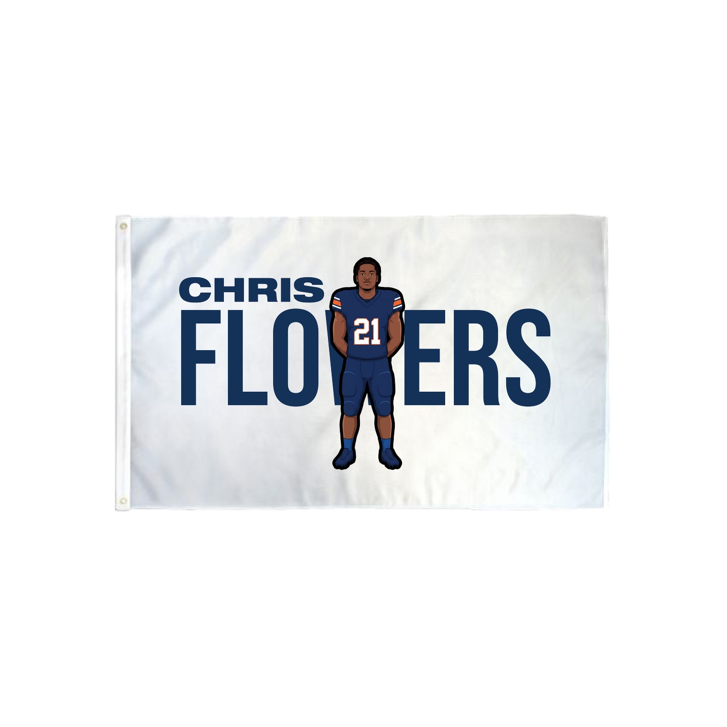3x5 Flag — Player Name in Classic