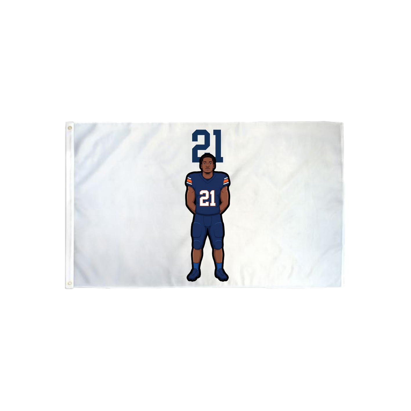 3x5 Flag — Number Top in Classic