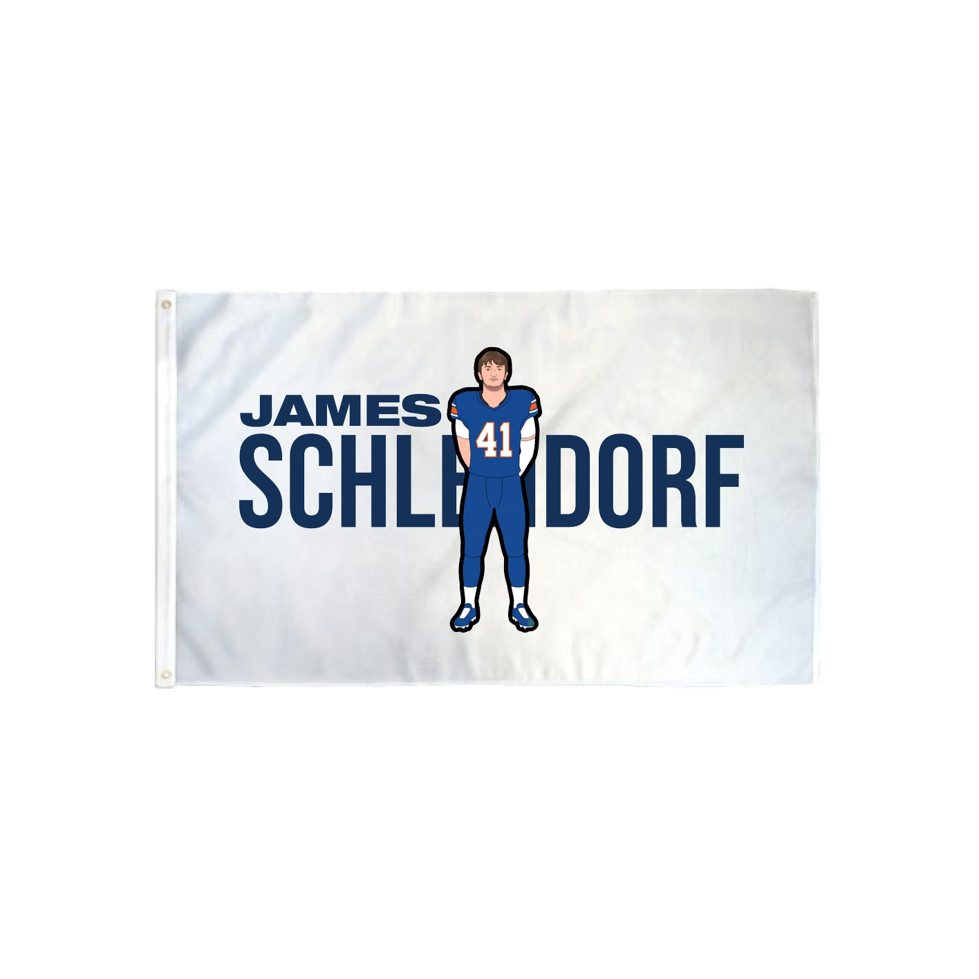 3x5 Flag — Player Name in Classic