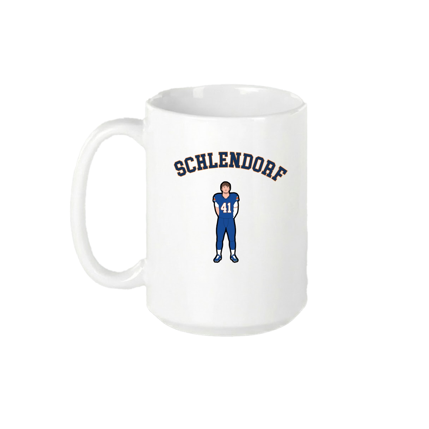 15oz Coffee Mug — Shirsey Arch in White