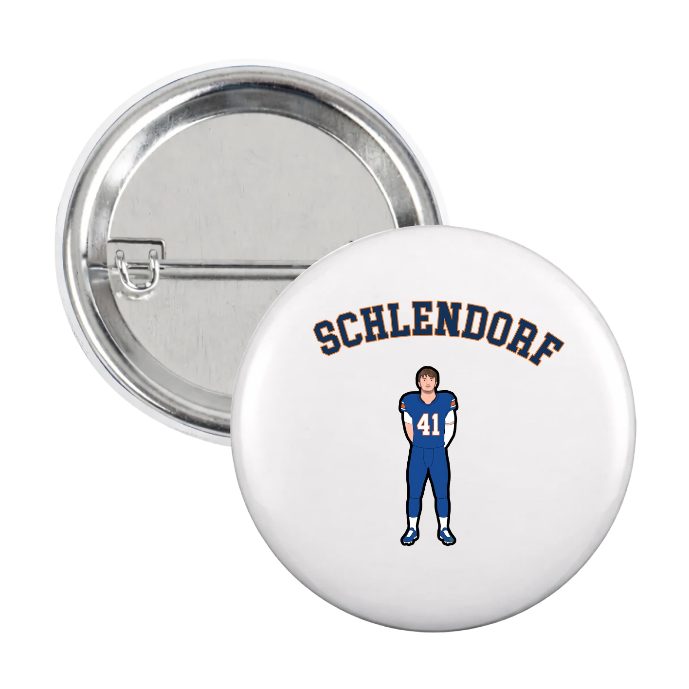 Game Day Button — Shirsey Arch in White