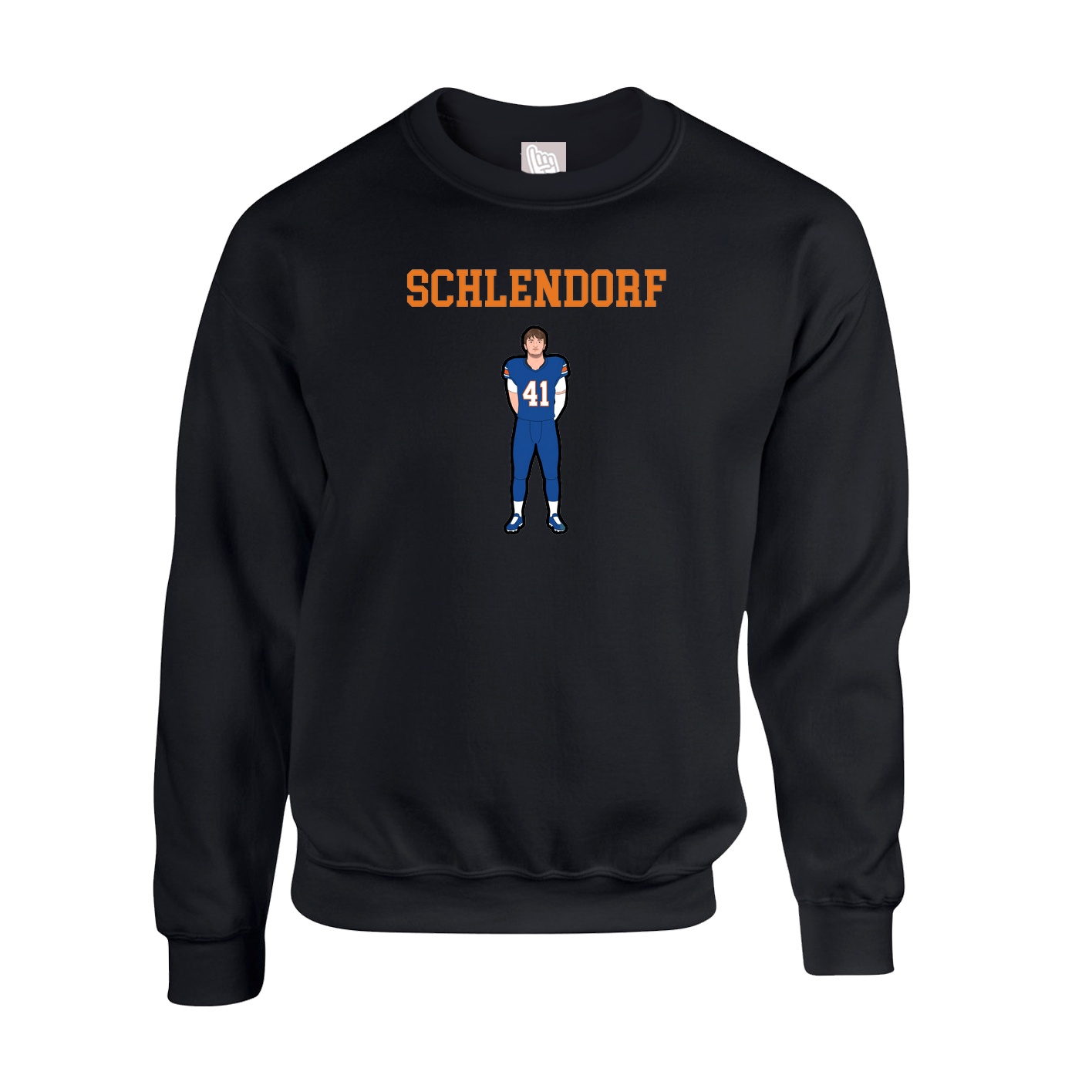 Fleece Crew — Shirsey in Black