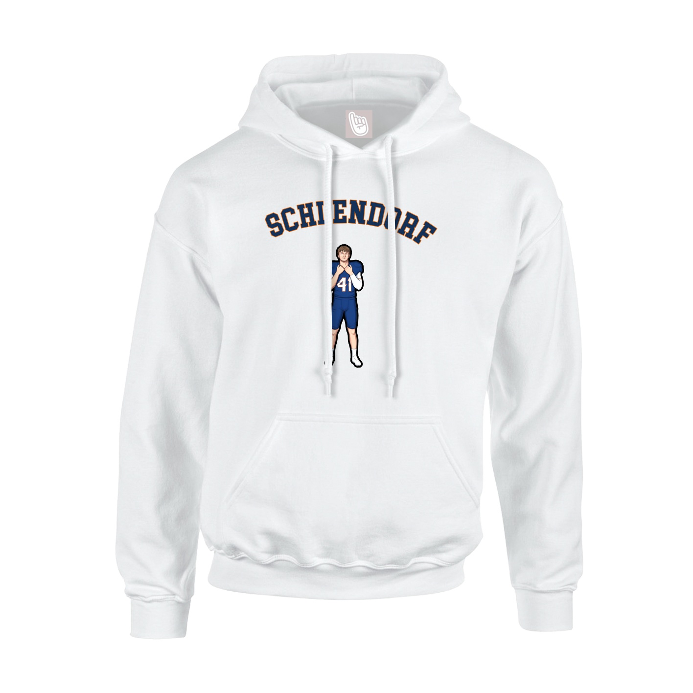 Hoodie — Shirsey Arch in White