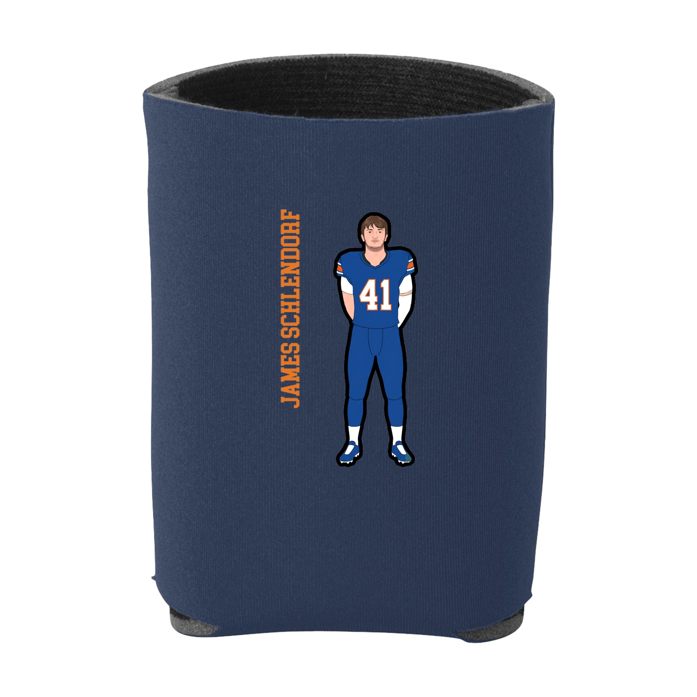 Can Holder — Name Vertical in Navy