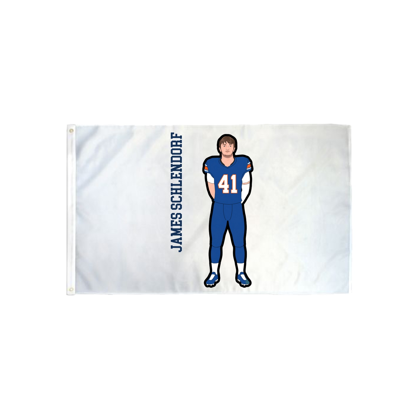 3x5 Flag — Name Vertical in Classic