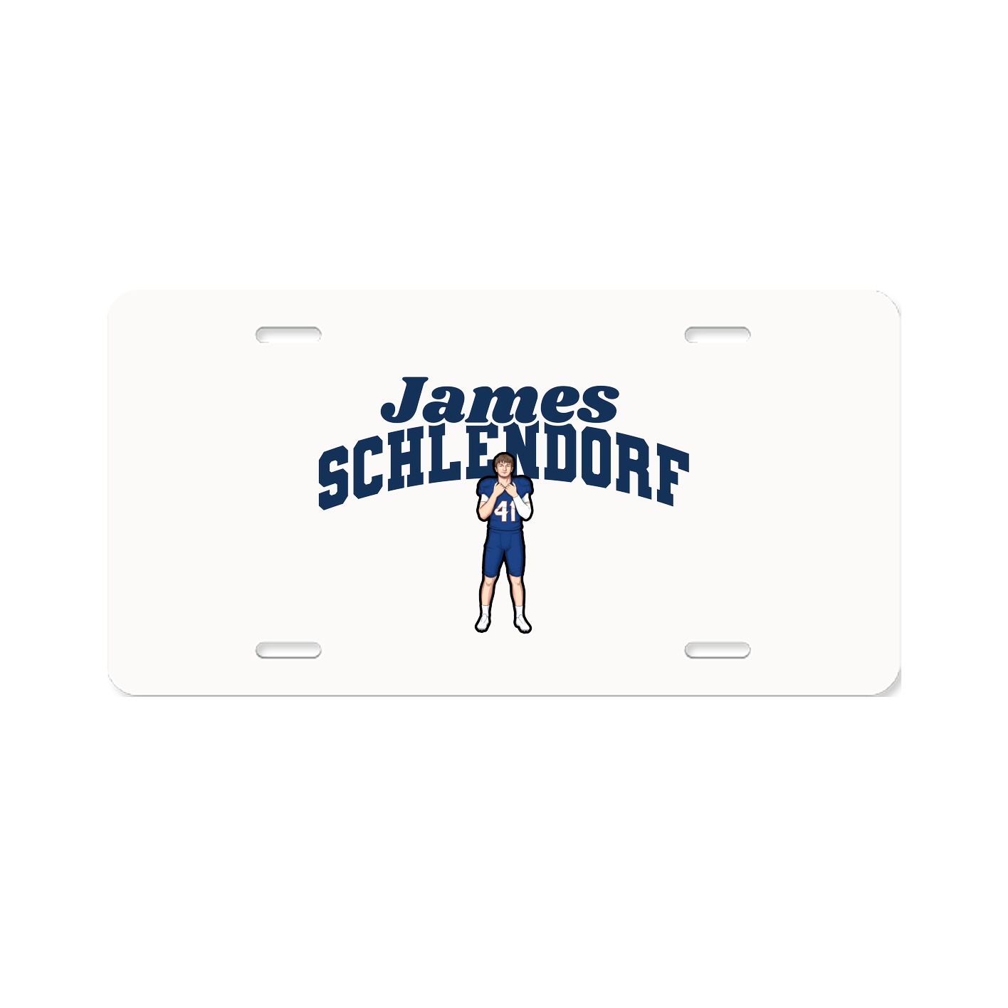 License Plate — Signature Arch in Classic