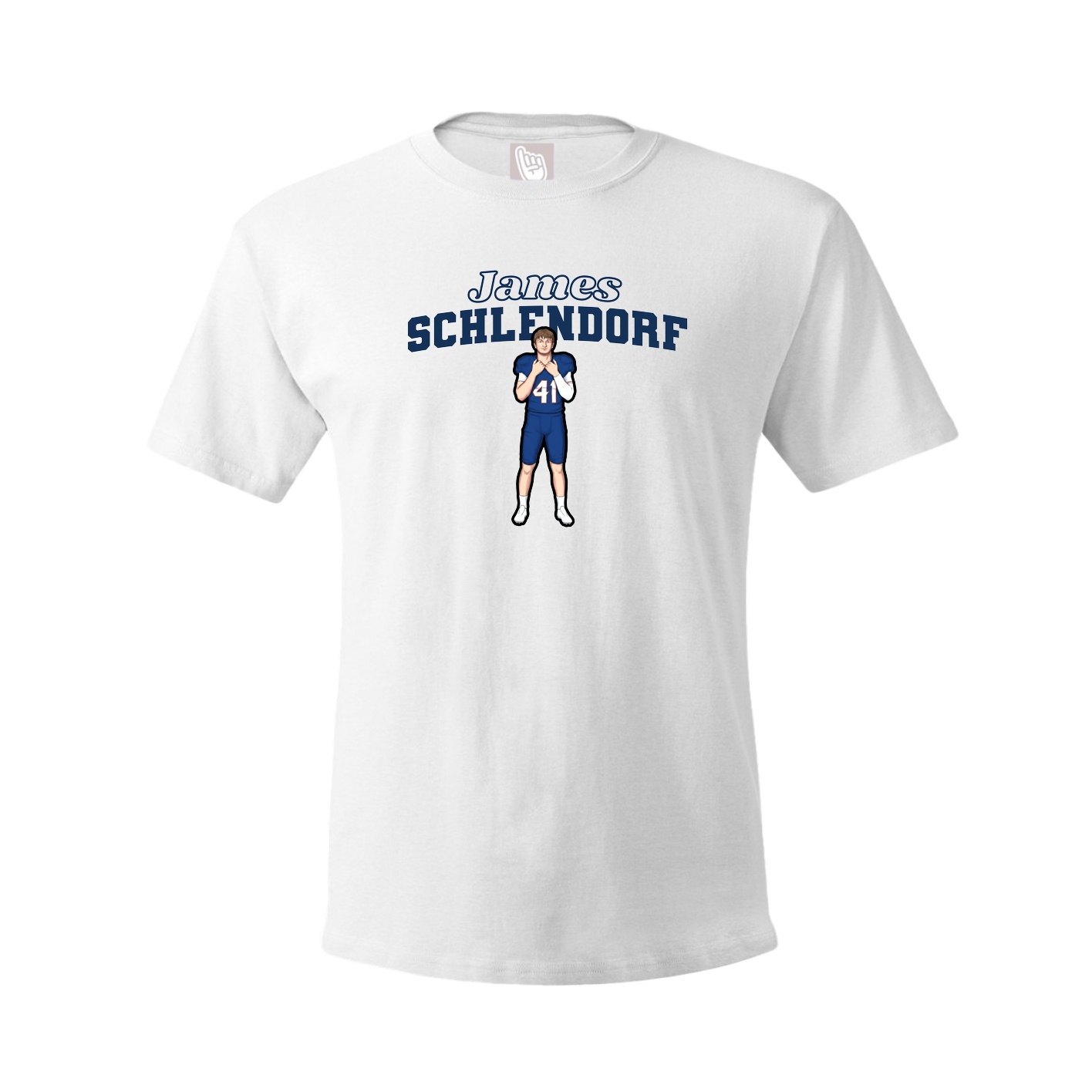 Tee — Name Arch in White