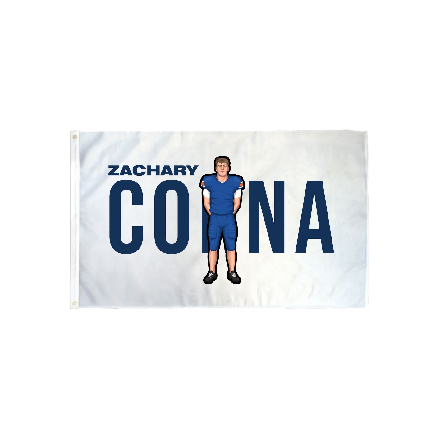3x5 Flag — Player Name in Classic