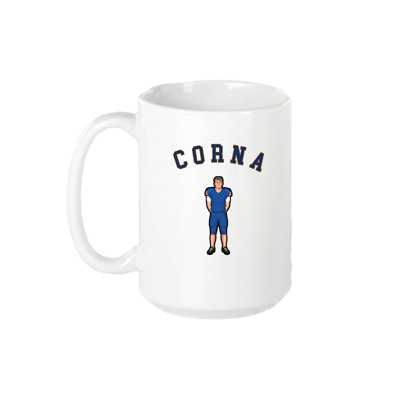 15oz Coffee Mug — Shirsey Arch in White