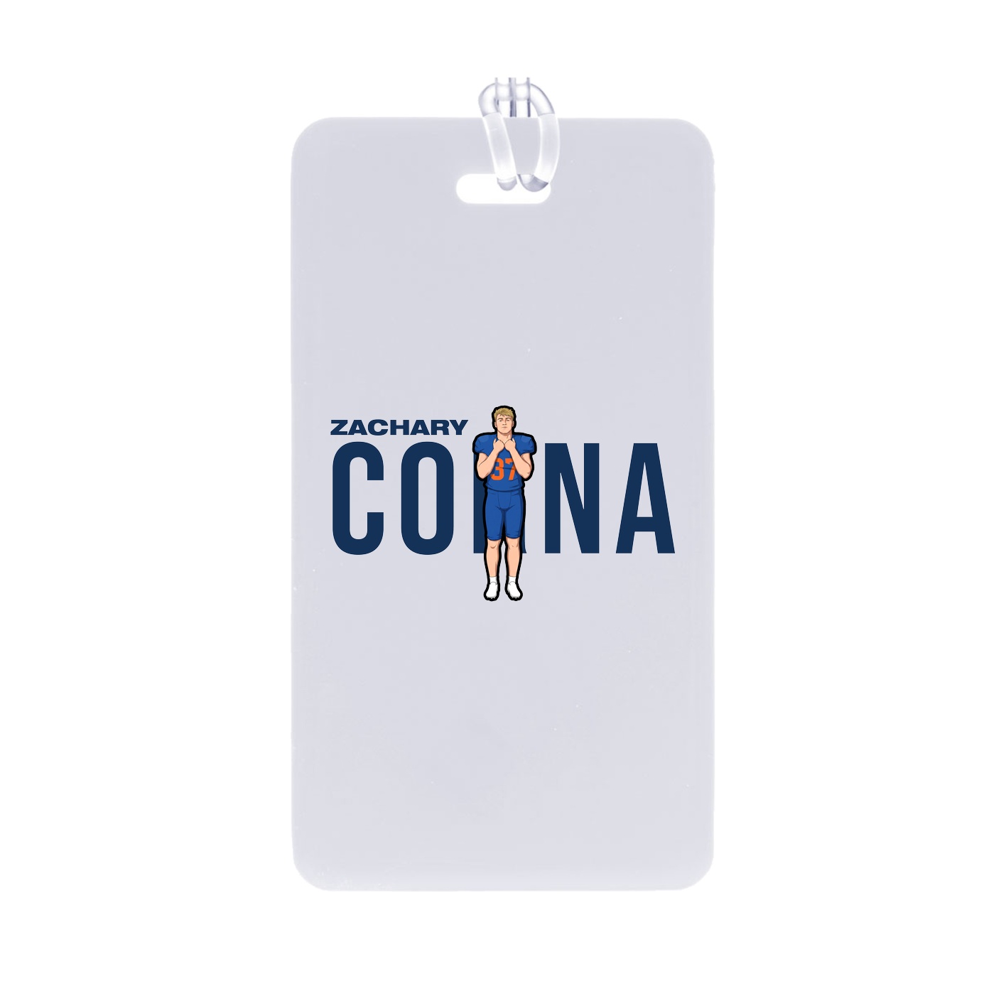 Bag Tag — Player Name in Classic