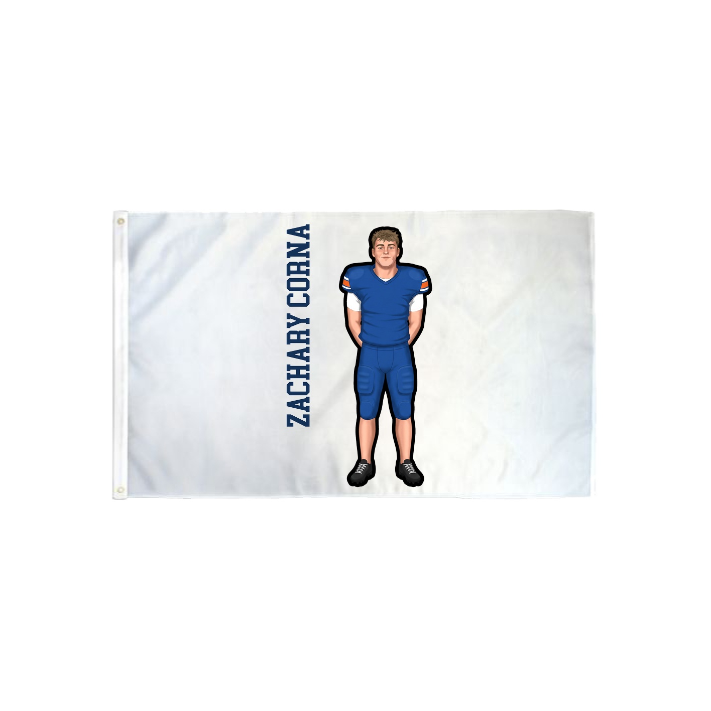 3x5 Flag — Name Vertical in Classic