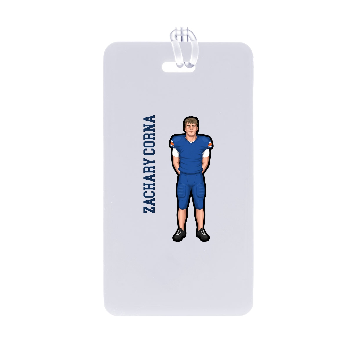 Bag Tag — Name Vertical in Classic