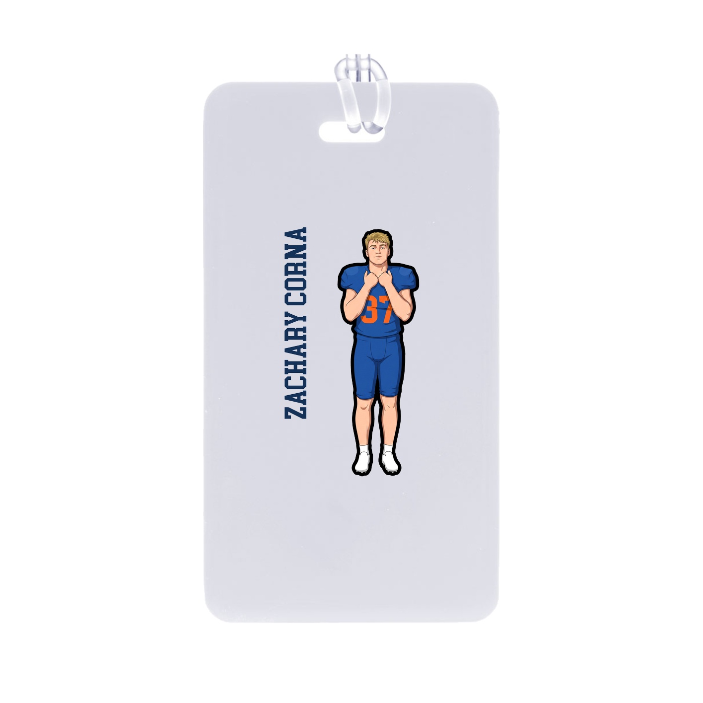 Bag Tag — Name Vertical in Classic
