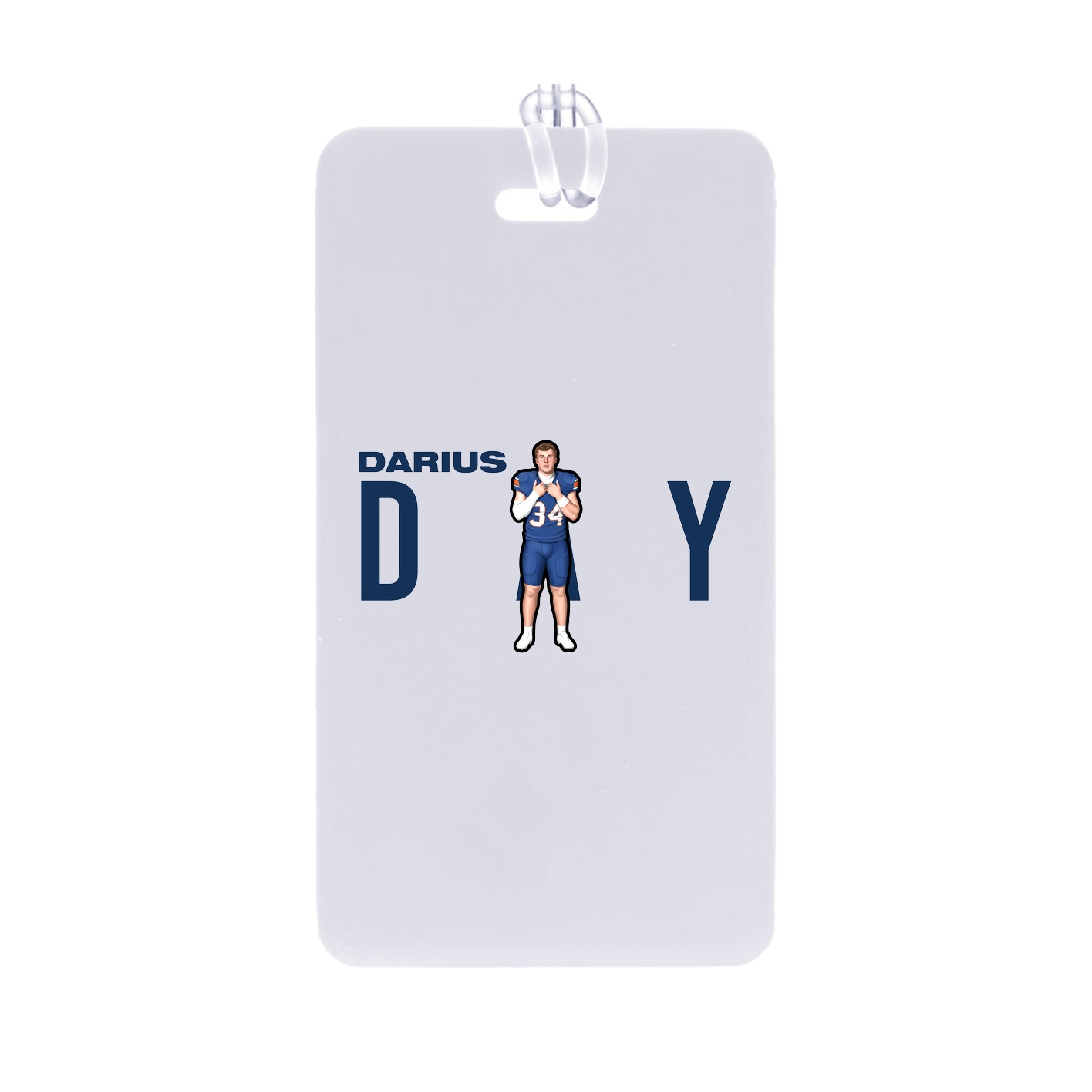 Bag Tag — Player Name in Classic