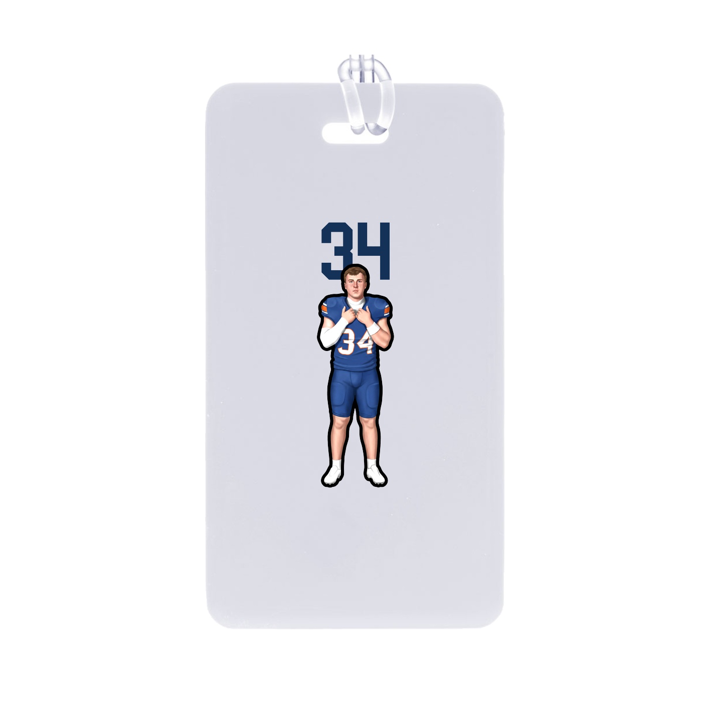 Bag Tag — Number Top in Classic