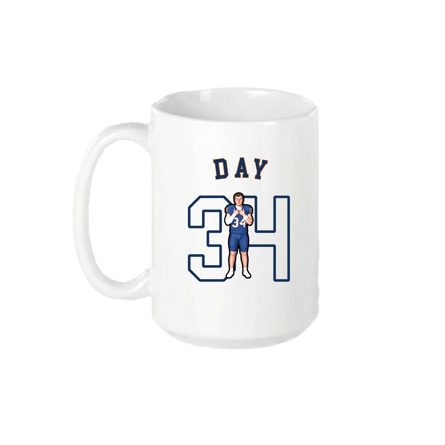 15oz Coffee Mug — Shirsey Arch in White
