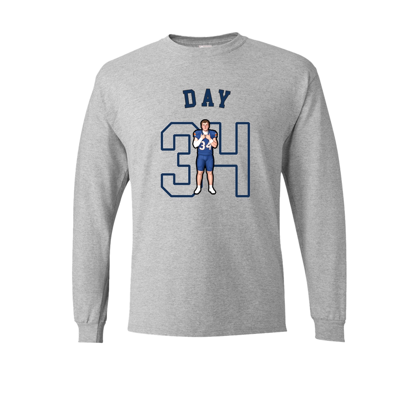 Long Sleeve Tee — Shirsey Arch in Grey