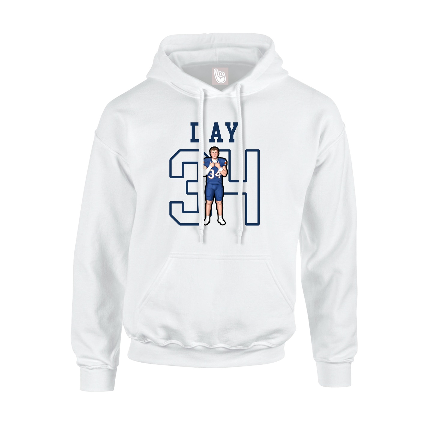 Youth Hoodie — Shirsey in White