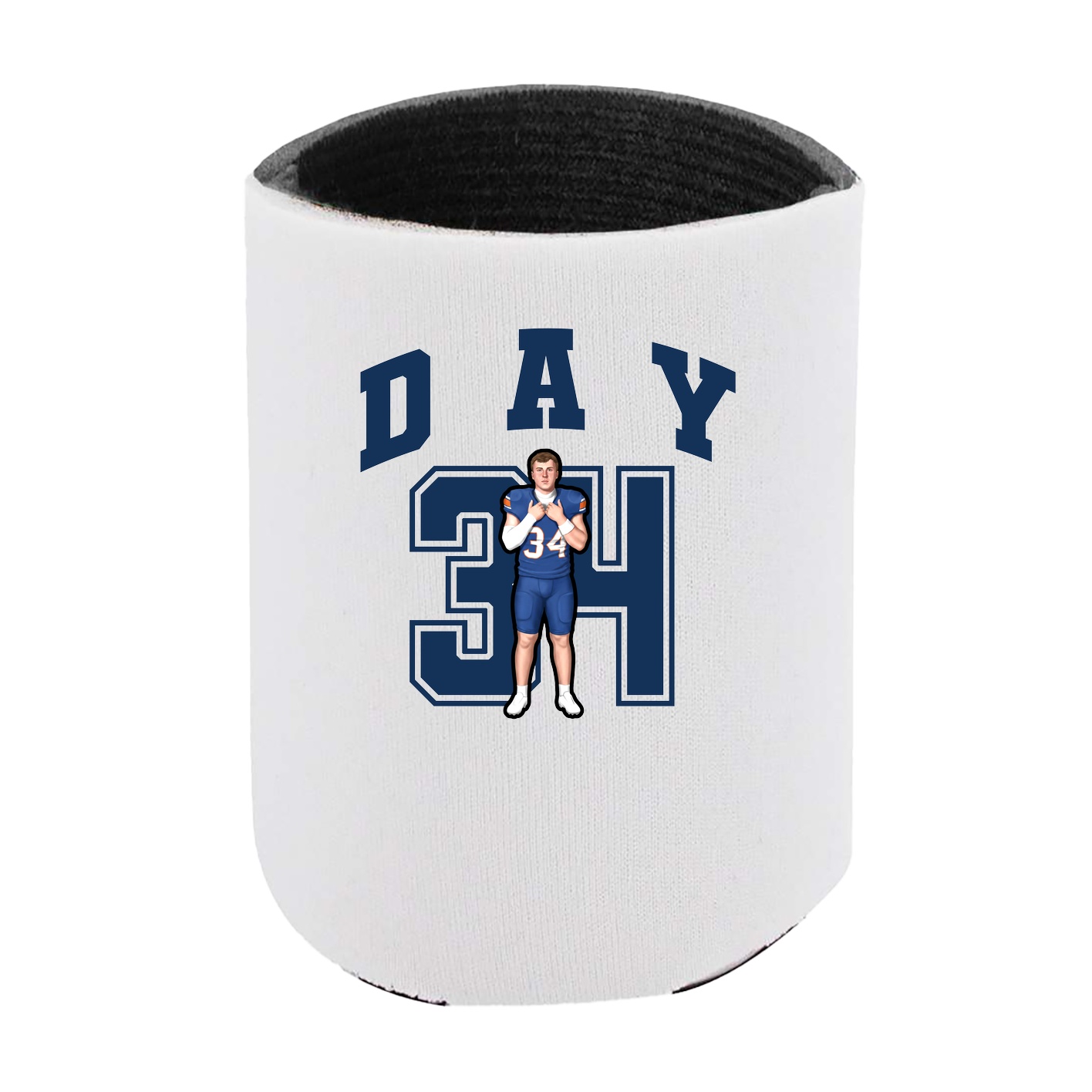 Can Holder — Number in White