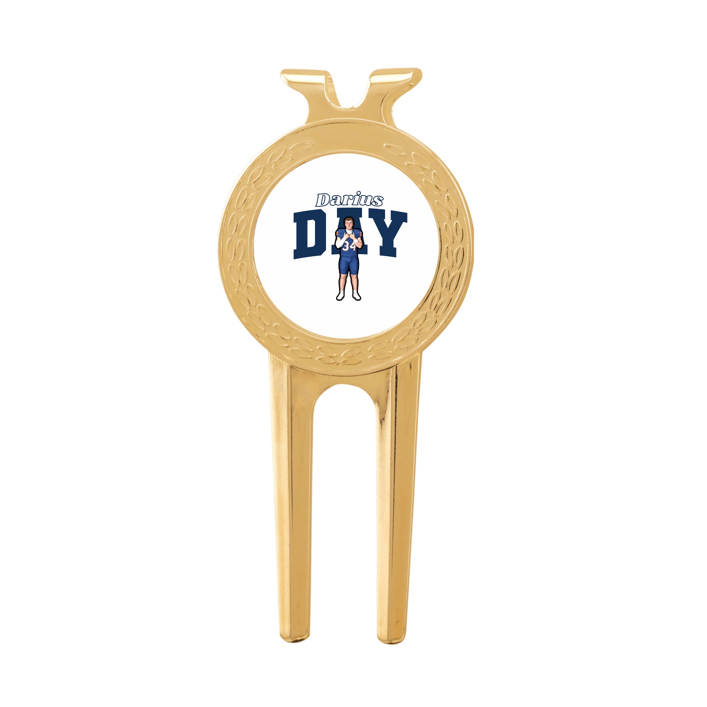 Divot Tool with Ball Marker — Name Arch in Classic