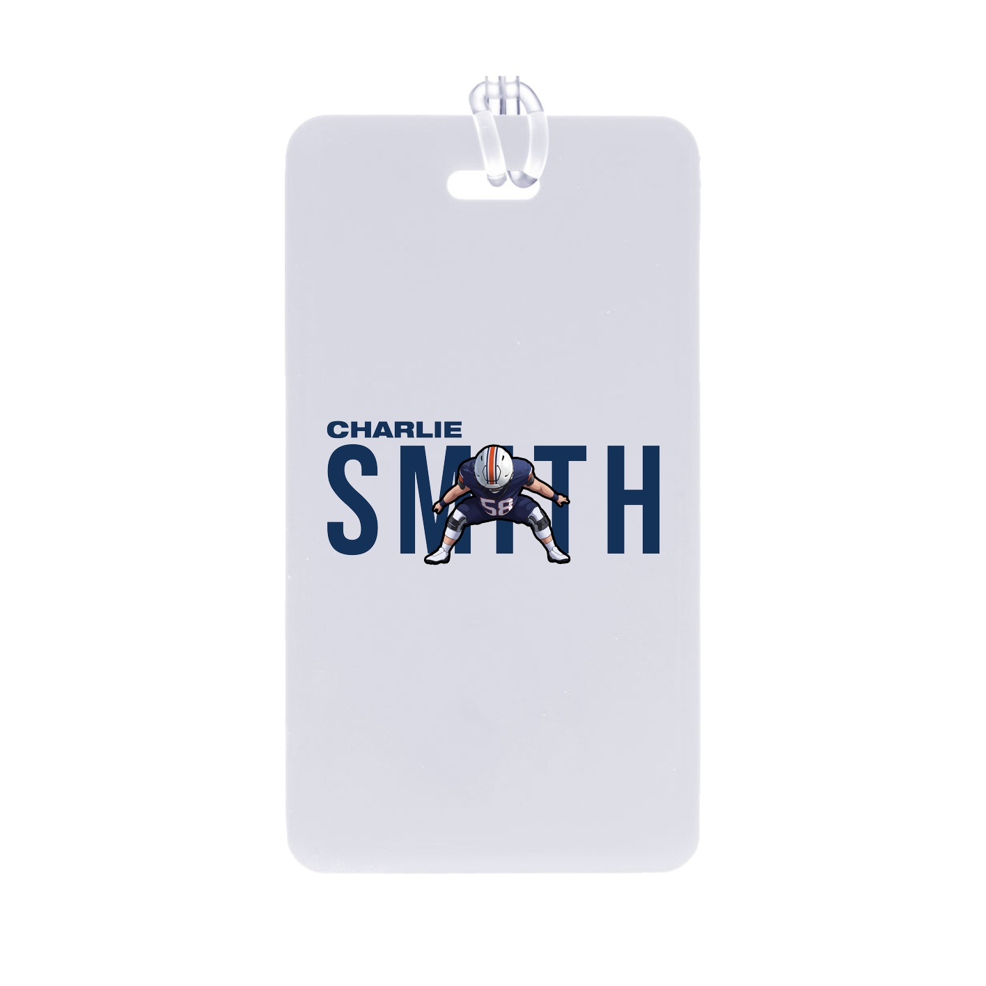 Bag Tag — Player Name in Classic