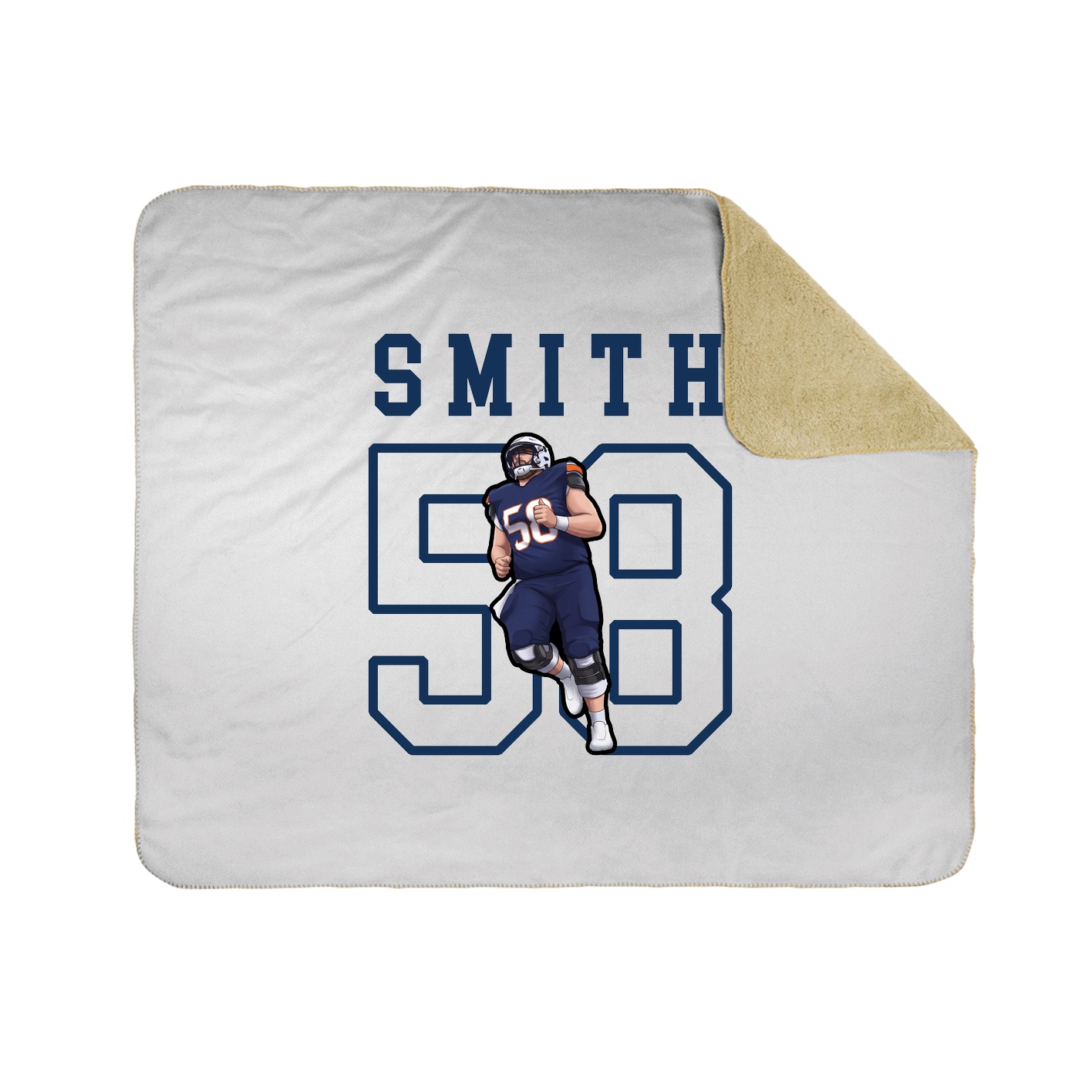 Throw Blanket — Shirsey in White