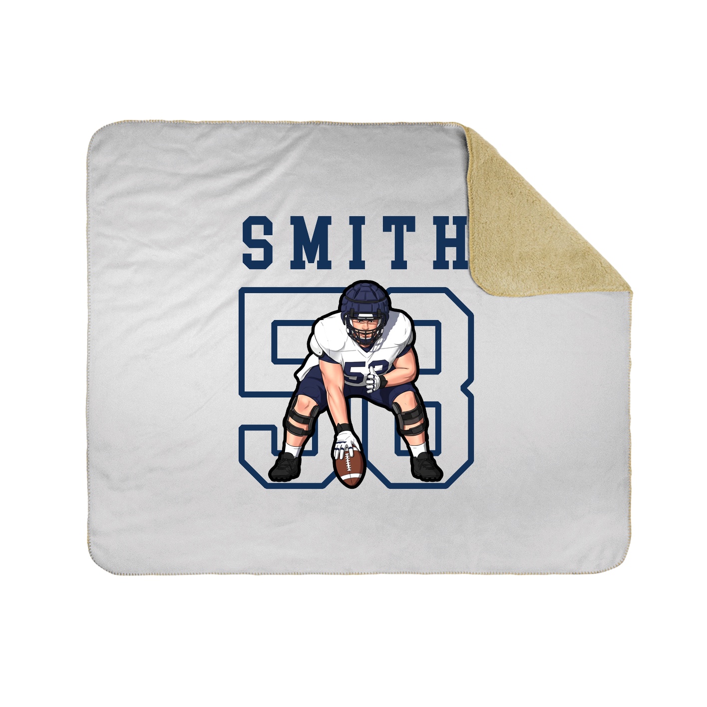 Throw Blanket — Shirsey in White
