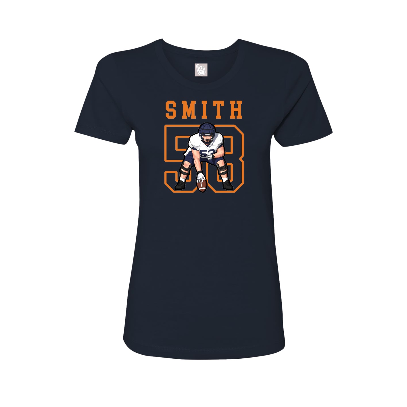 Fitted Women's Tee — Shirsey in Navy
