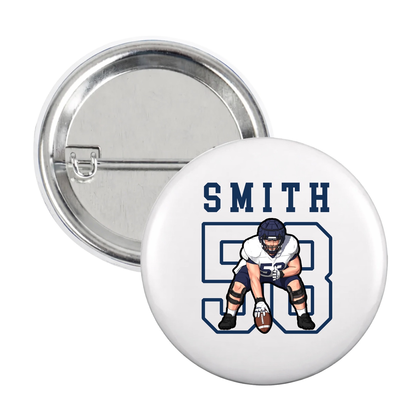Game Day Button — Shirsey in White