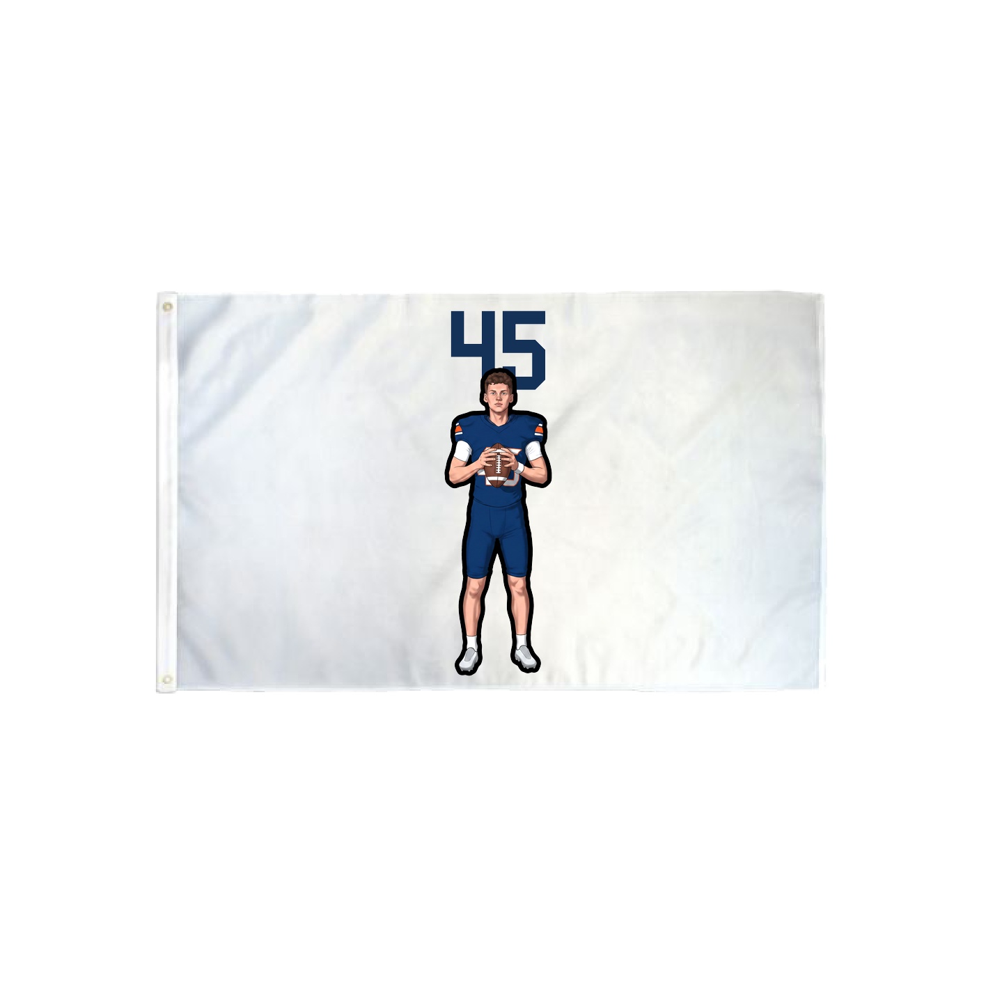 3x5 Flag — Number Top in Classic