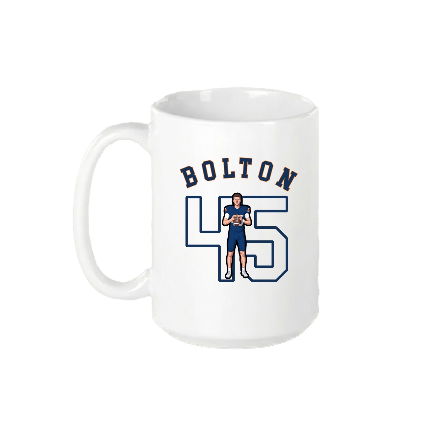 15oz Coffee Mug — Shirsey Arch in White