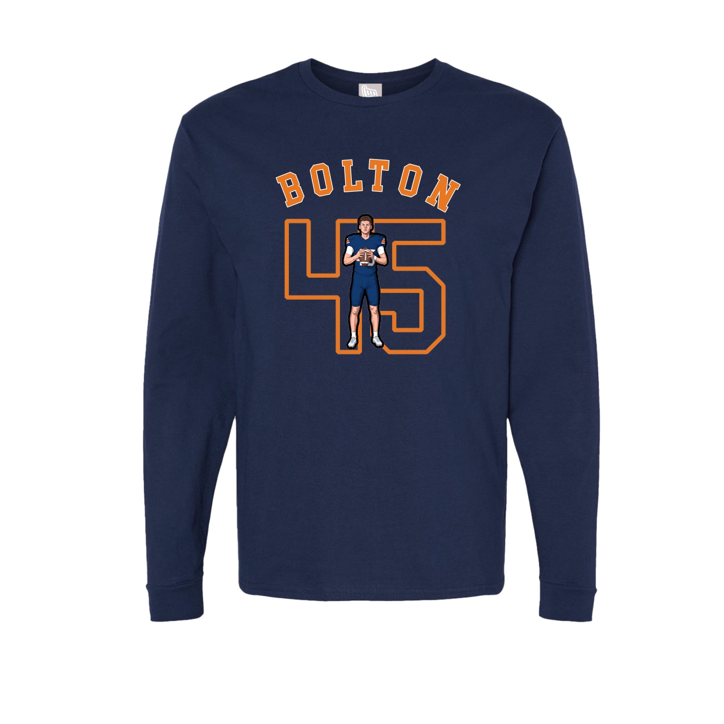 Long Sleeve Tee — Shirsey Arch in Navy