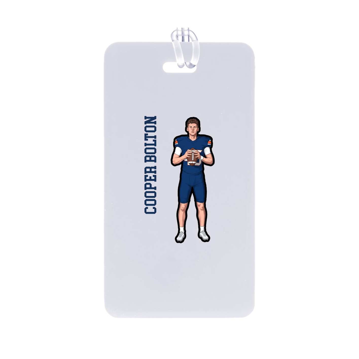 Bag Tag — Name Vertical in Classic