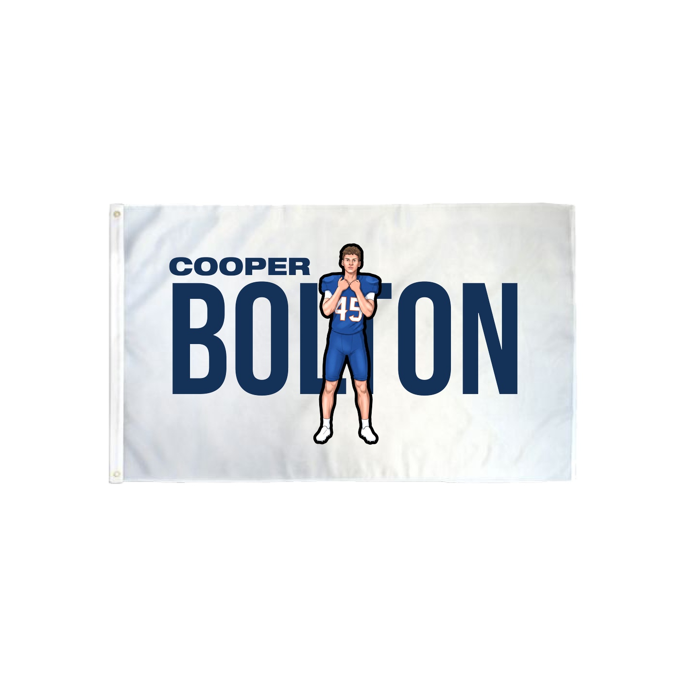 3x5 Flag — Player Name in Classic