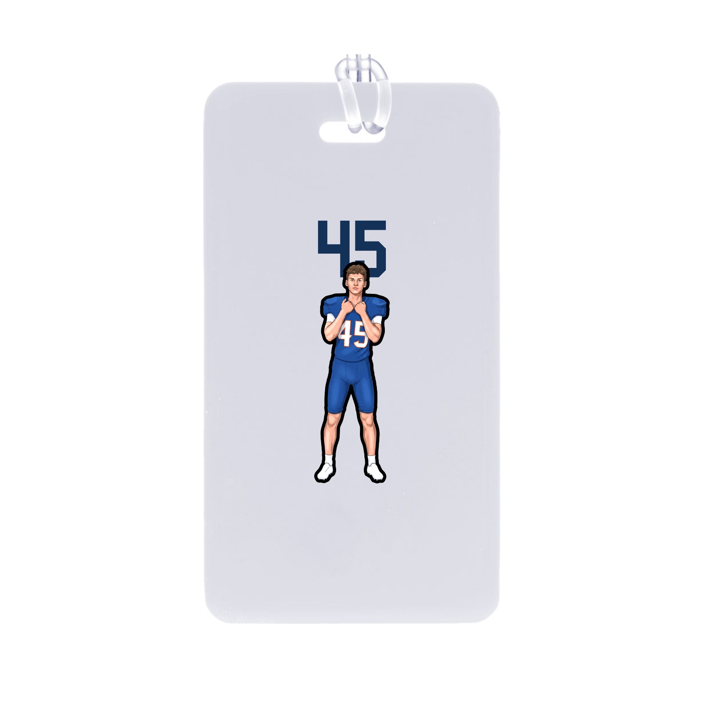 Bag Tag — Number Top in Classic