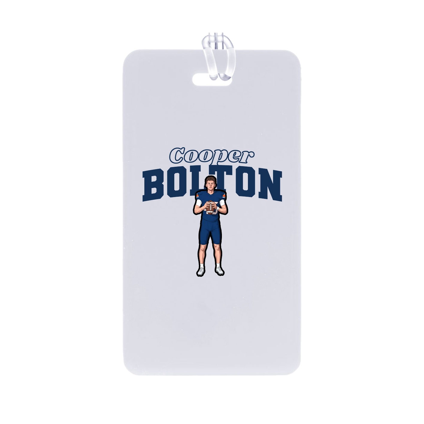 Bag Tag — Name Arch in Classic