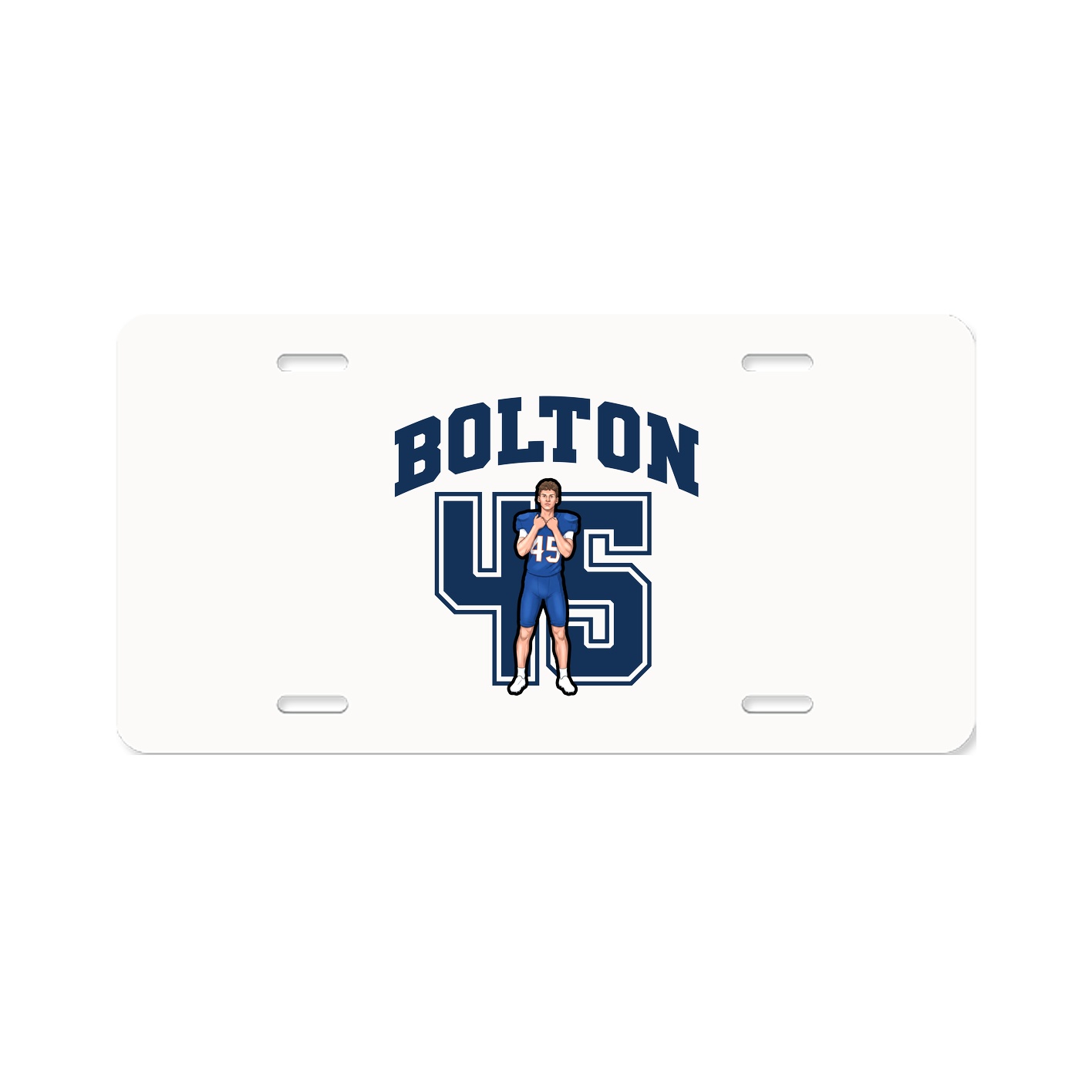 License Plate — Number in Classic