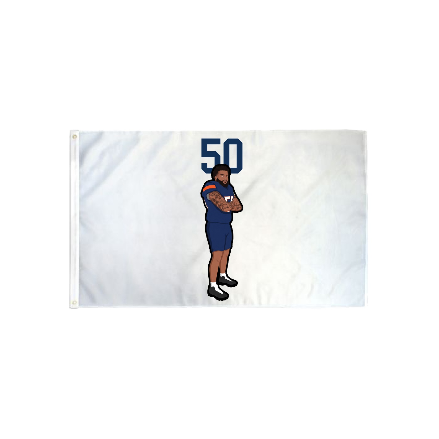 3x5 Flag — Number Top in Classic