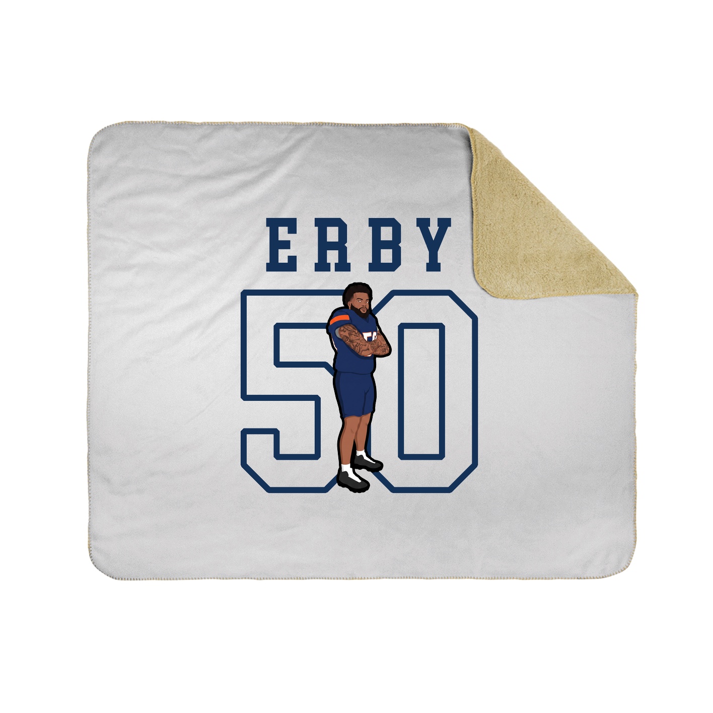 Throw Blanket — Shirsey in White