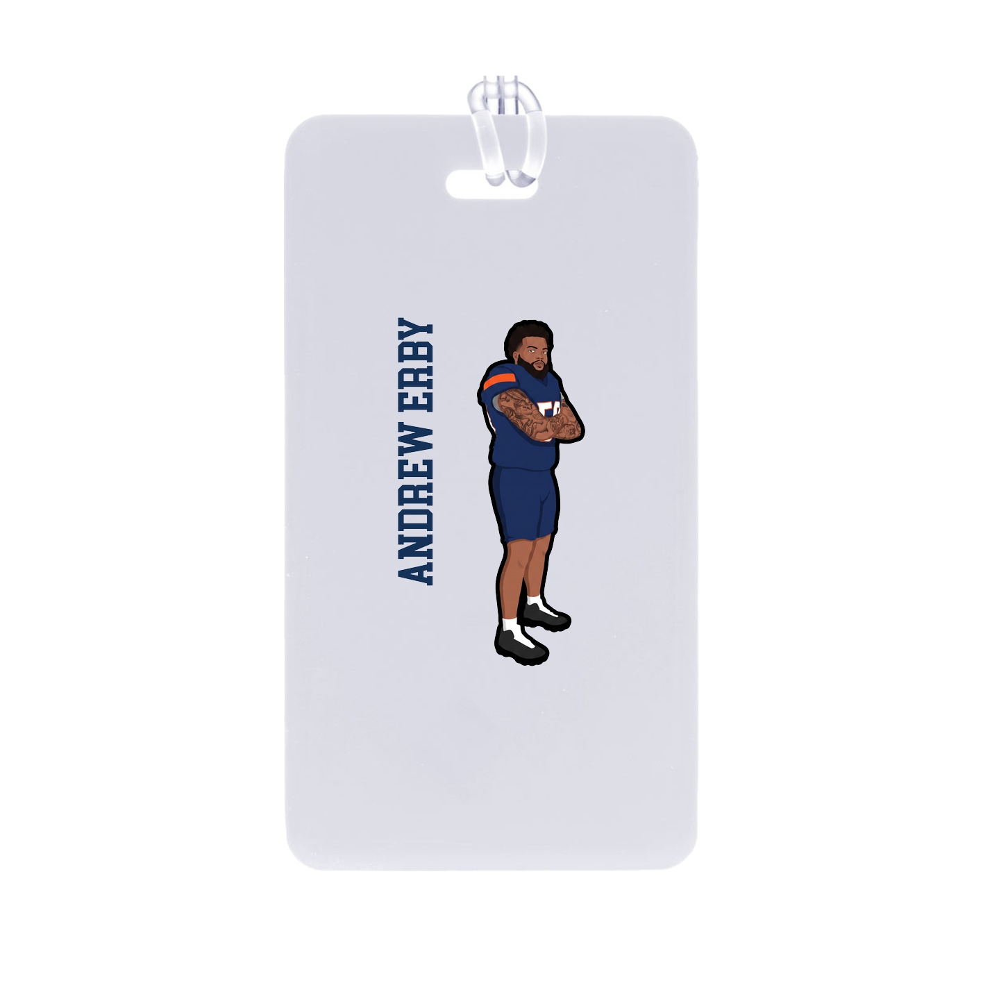 Bag Tag — Name Vertical in Classic