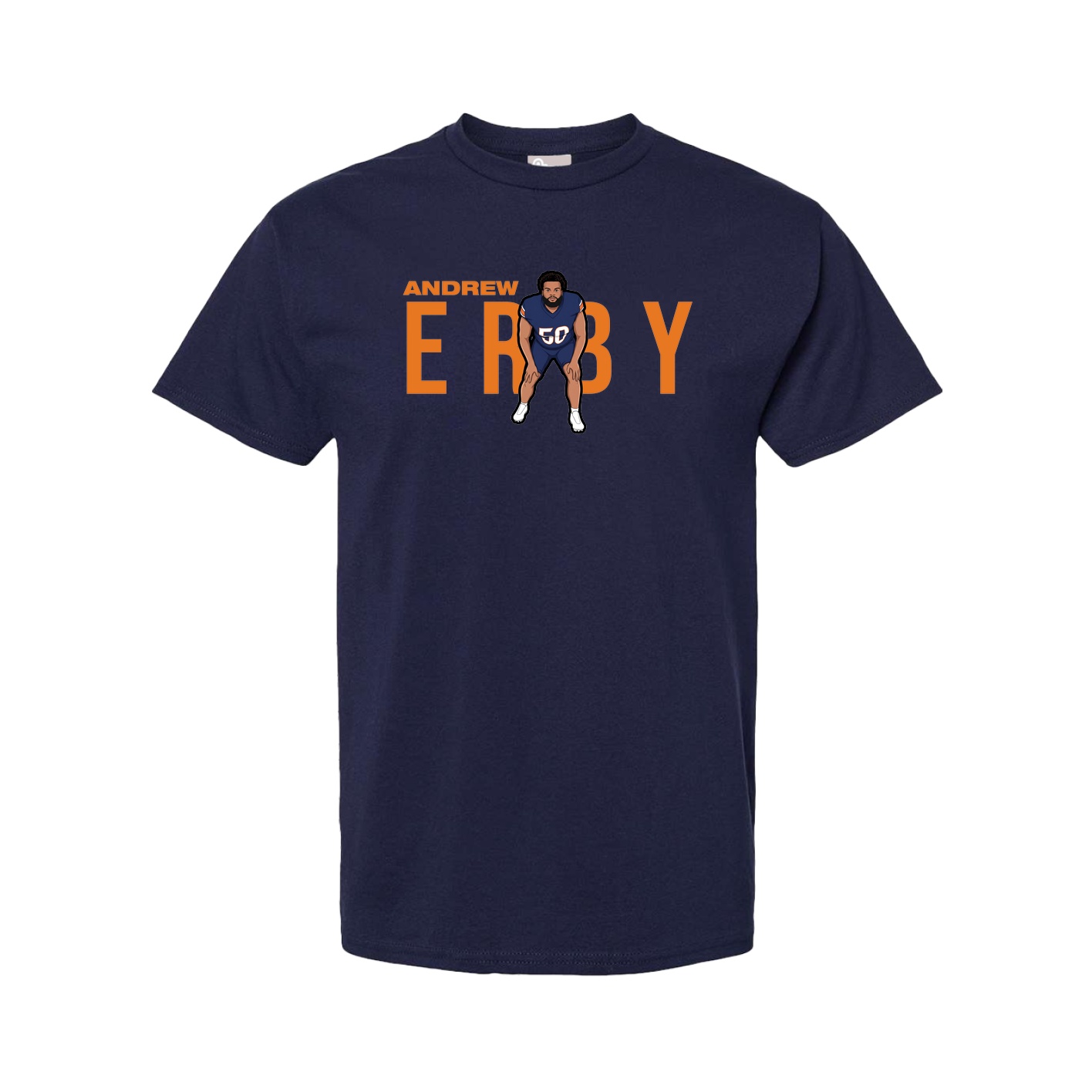 Youth Tee — Player Name in Navy