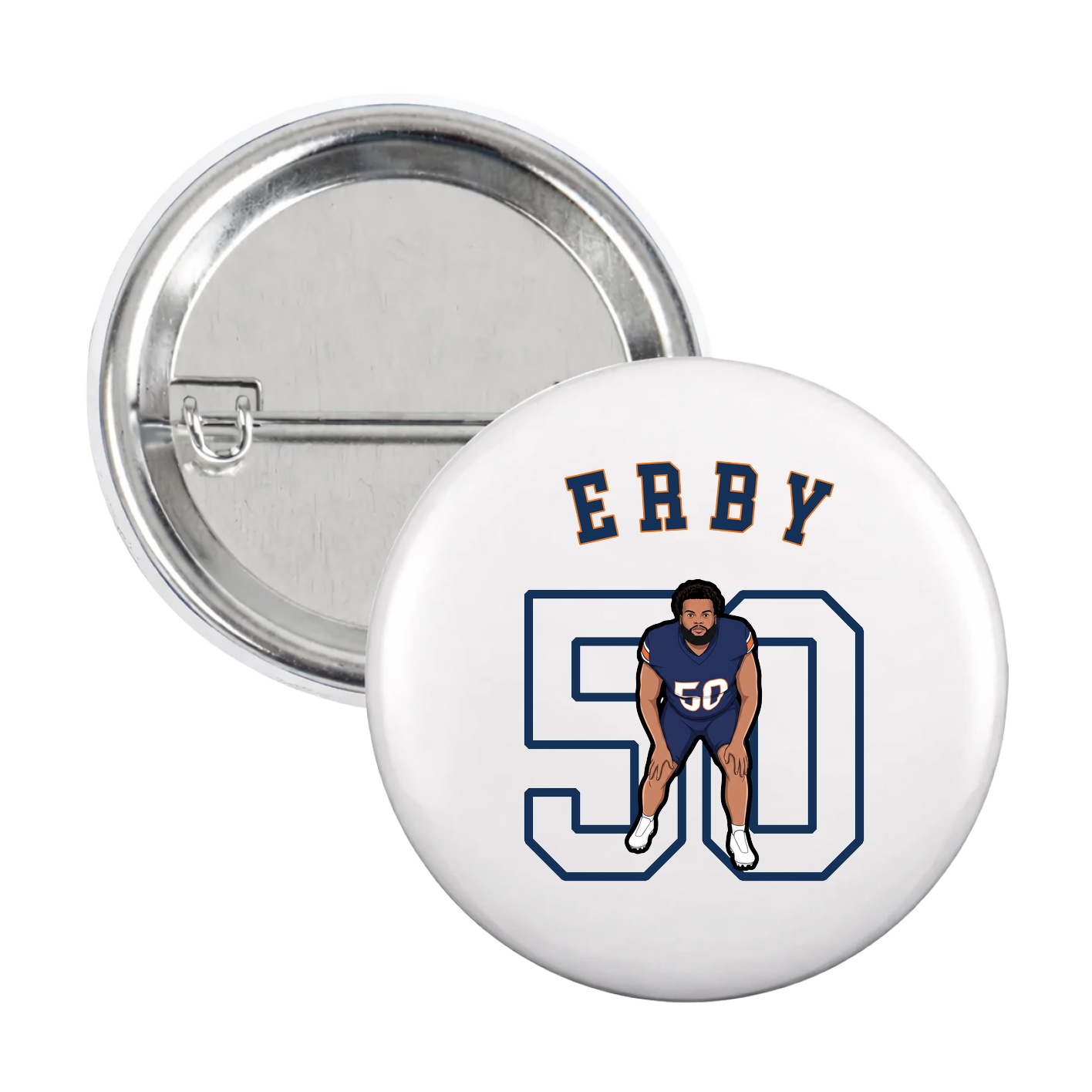Game Day Button — Shirsey Arch in White