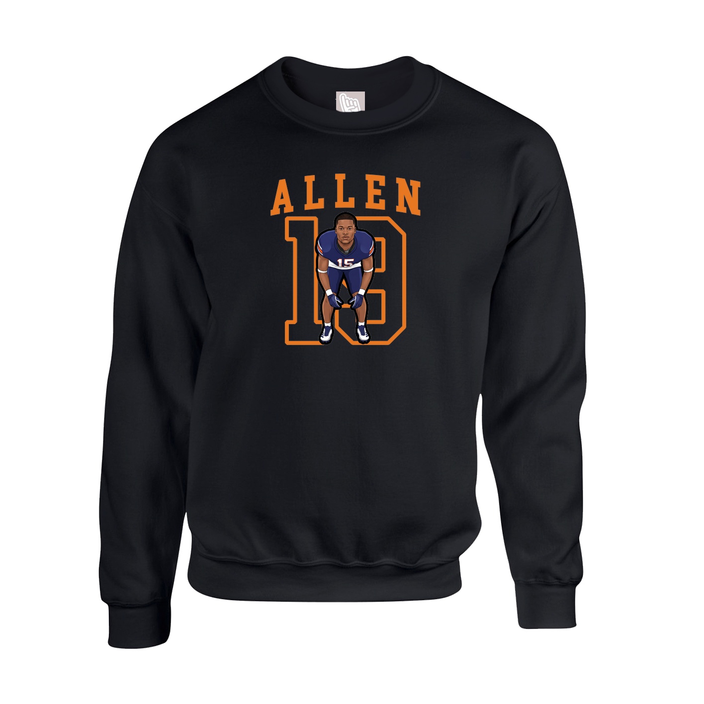 Fleece Crew — Shirsey in Black