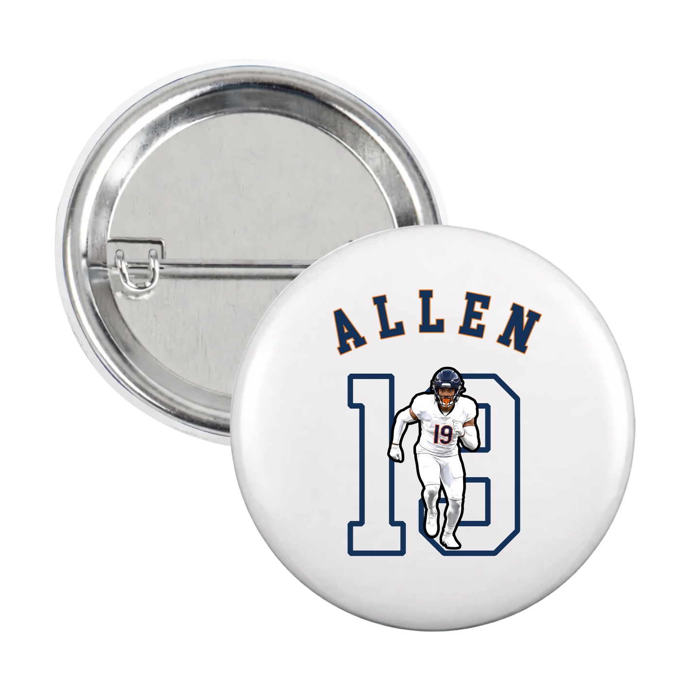 Game Day Button — Shirsey Arch in White