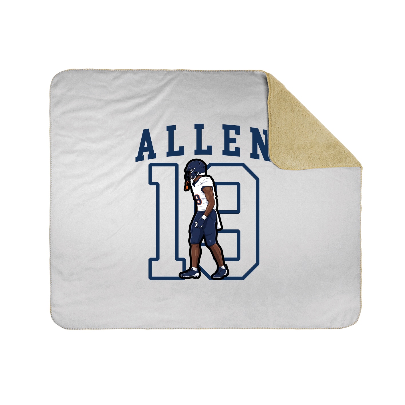 Throw Blanket — Shirsey in White