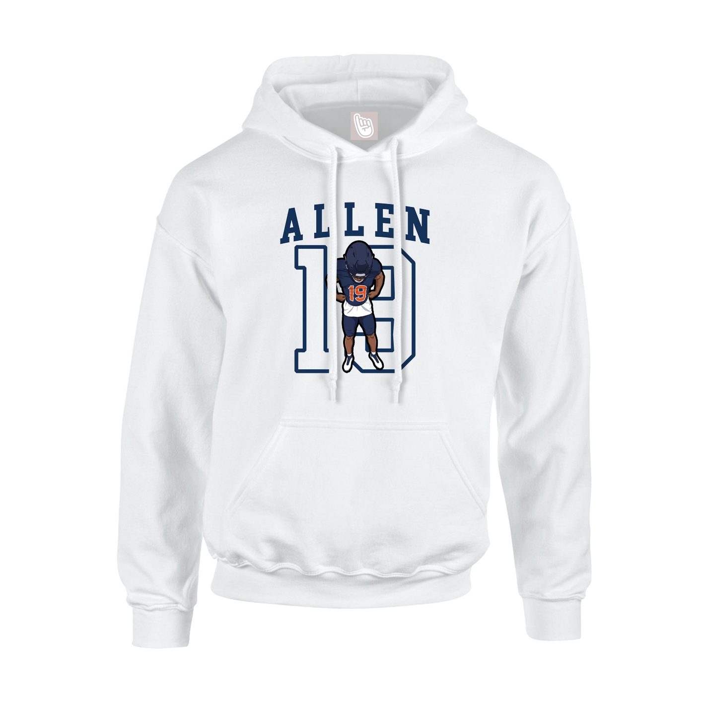 Hoodie — Shirsey in White